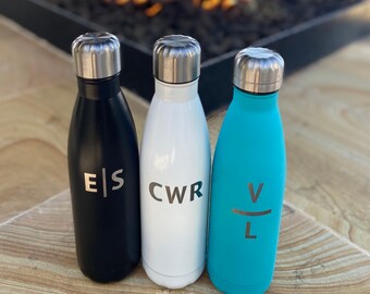 Custom Water Bottle | Personalized Engraved Water Bottle | Stainless Water Bottle | Gift for Coach | Gift for Teacher | Bridesmaid Gift