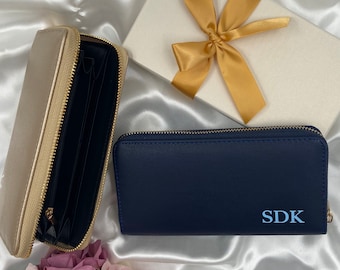 Custom Women's Wallet | Monogrammed Wallet | Personalized Wallet | Gift for Her | Bridal Party Gift | Bridesmaid Gift | sku w-rco