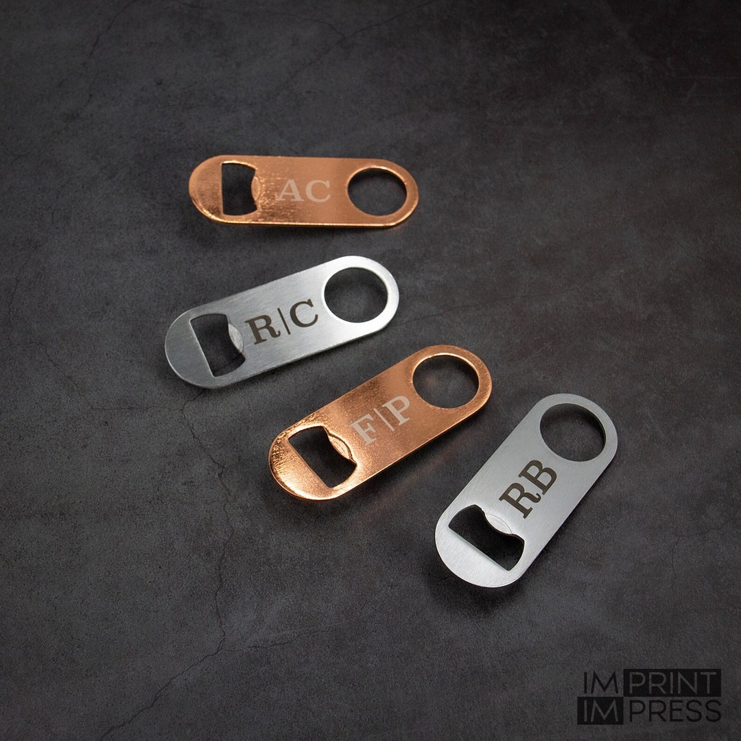 Custom Mini Bottle Opener Wallet Sized Bottle Opener Metal Beer Bottle