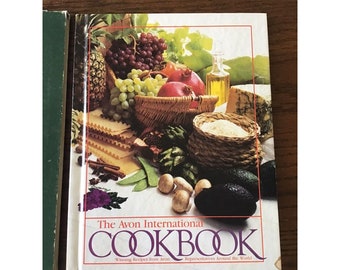 Vintage Avon International Cookbook With Sleeve Cover