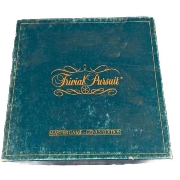 Trivial Pursuit 1981 Master Game - Genus Edition - Vintage Original Complete