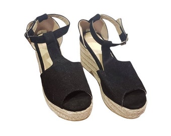 peep toe wedges