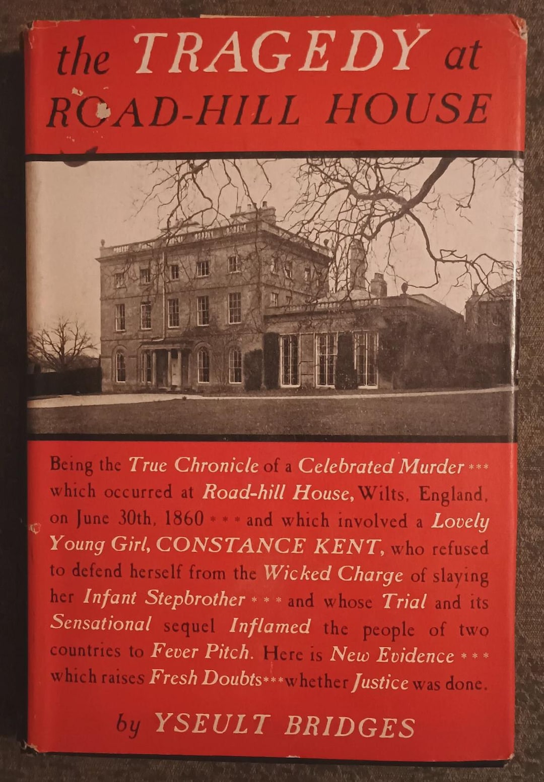 The Tragedy at Roadhill House by Yseult Bridges Vintage Hardcover
