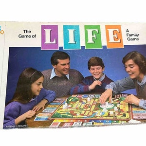 THE GAME of LIFE 1985 Board Game by Milton Bradley 100% Complete