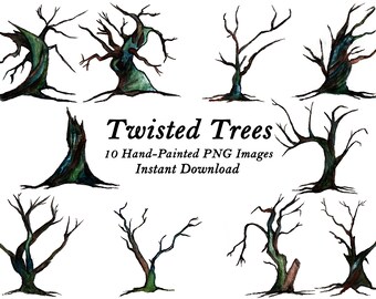 Spooky Tree Clipart Etsy Spooky Tree Clipart Etsy
