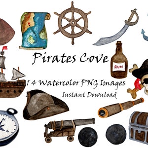 Pirate Clipart PNG Instant Descargar