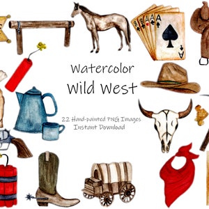 Wild West Cowboy PNG Instant Scarica