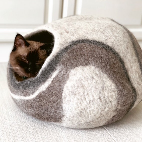 cat bed cave cocoon