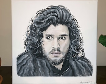 Jon Snow Original Acrylic Painting