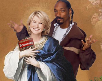 Saint Martha and Snoop Dogg Print 11x14" or 8x10"