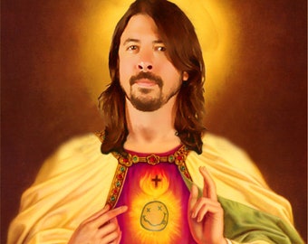 St. David Grohl Druck 11 x 14&quot; oder 8 x 10&quot;