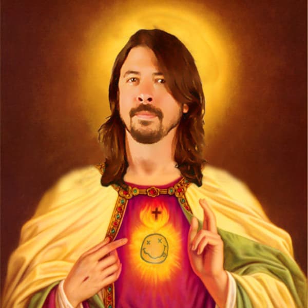 Saint David Grohl Print  11x14" or 8x10"