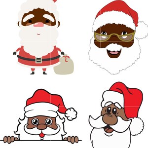 African American Santa (Great for sublimation or PNC)