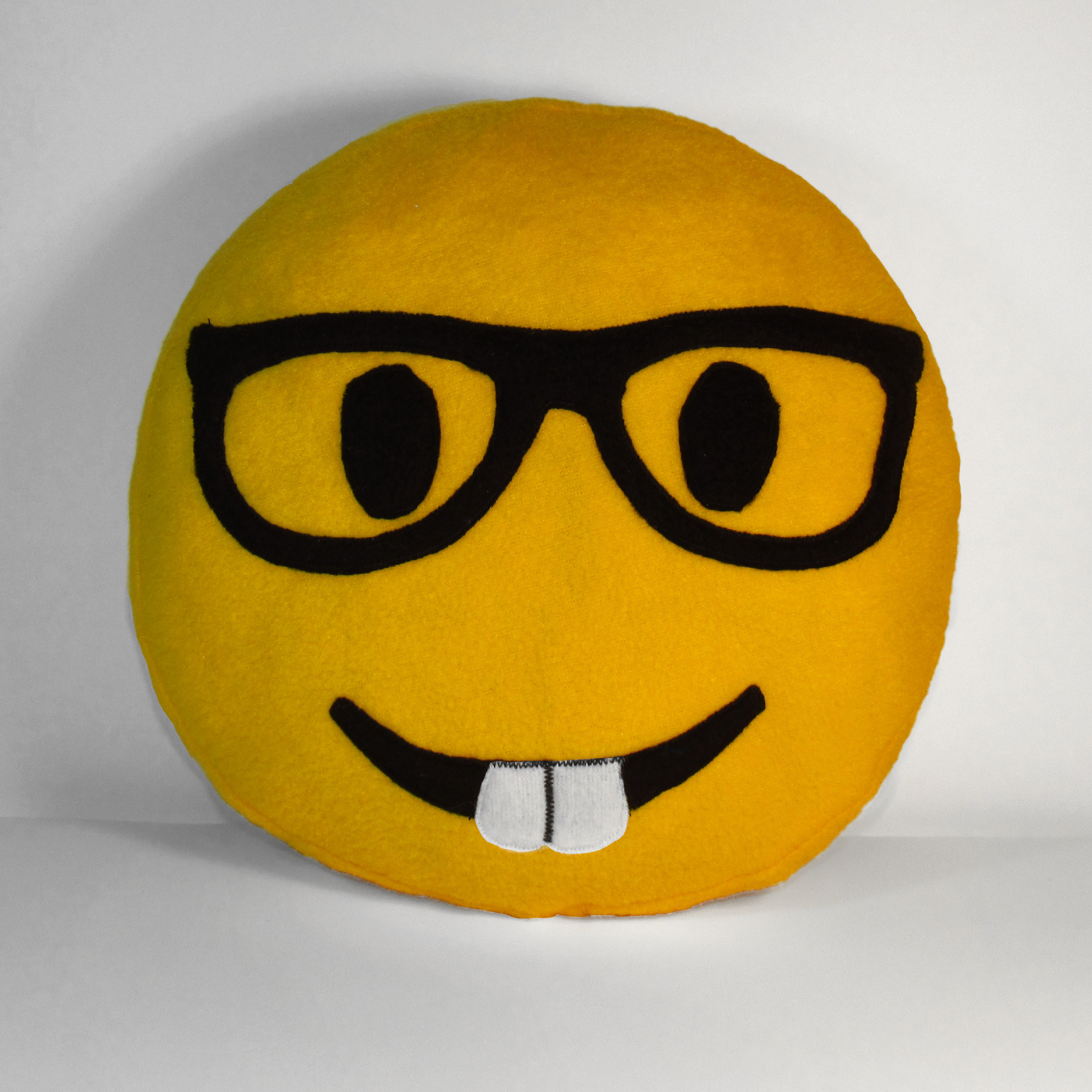 Nerd Face Emoji Pillow Big Size Hand Made Bespoke Pillow Etsy UK