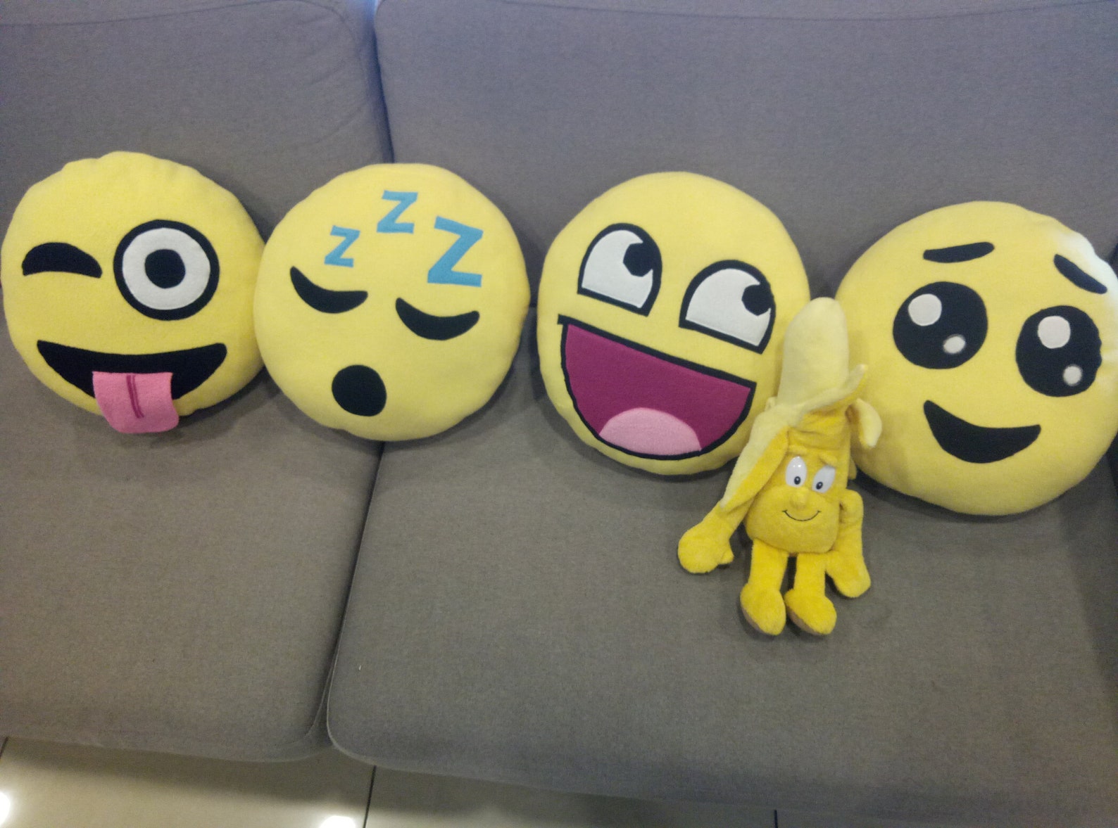 Slightly Smiling Face emoji pillow . Gift for kids birthday Etsy