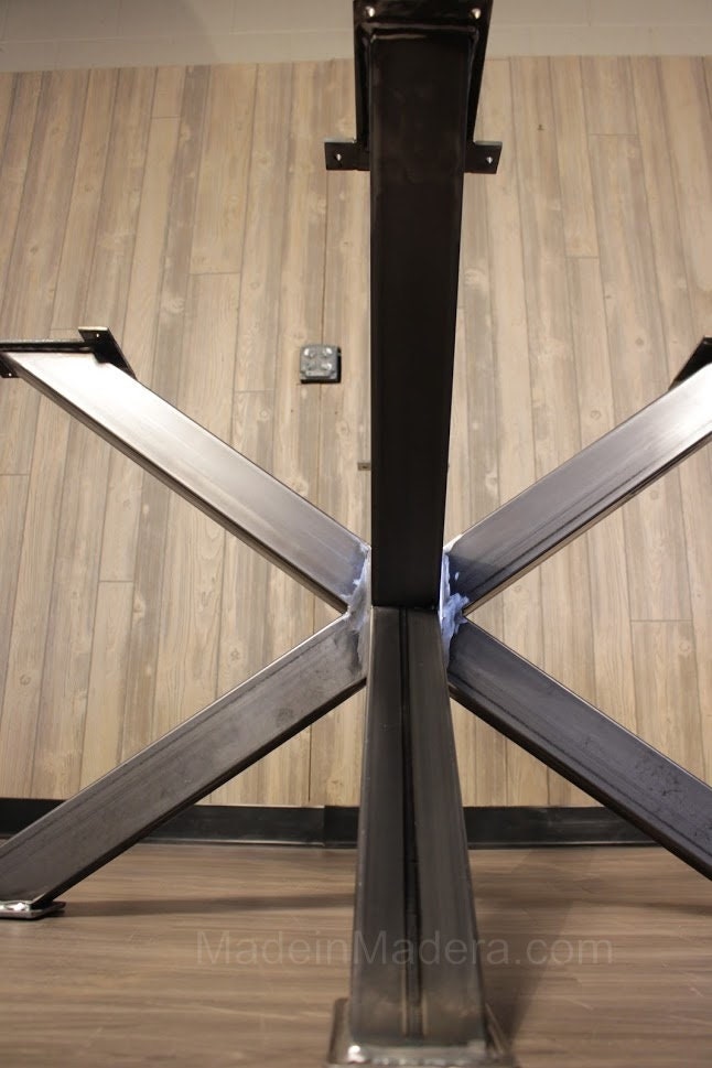 Steel Table Base Heavy Duty Metal Base Dining Table Base Etsy UK