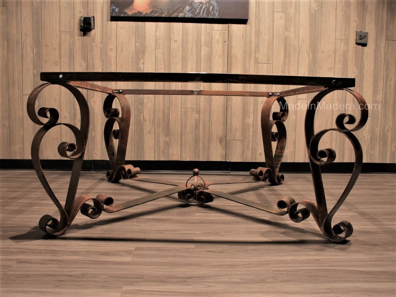 Wrought iron table for sale discount