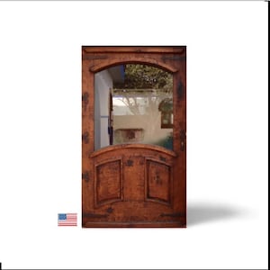 Solid wood door for front entrance of house, hand carved custom door for exterior, Custom  Single and Double Rustic Doors - Colorado USA