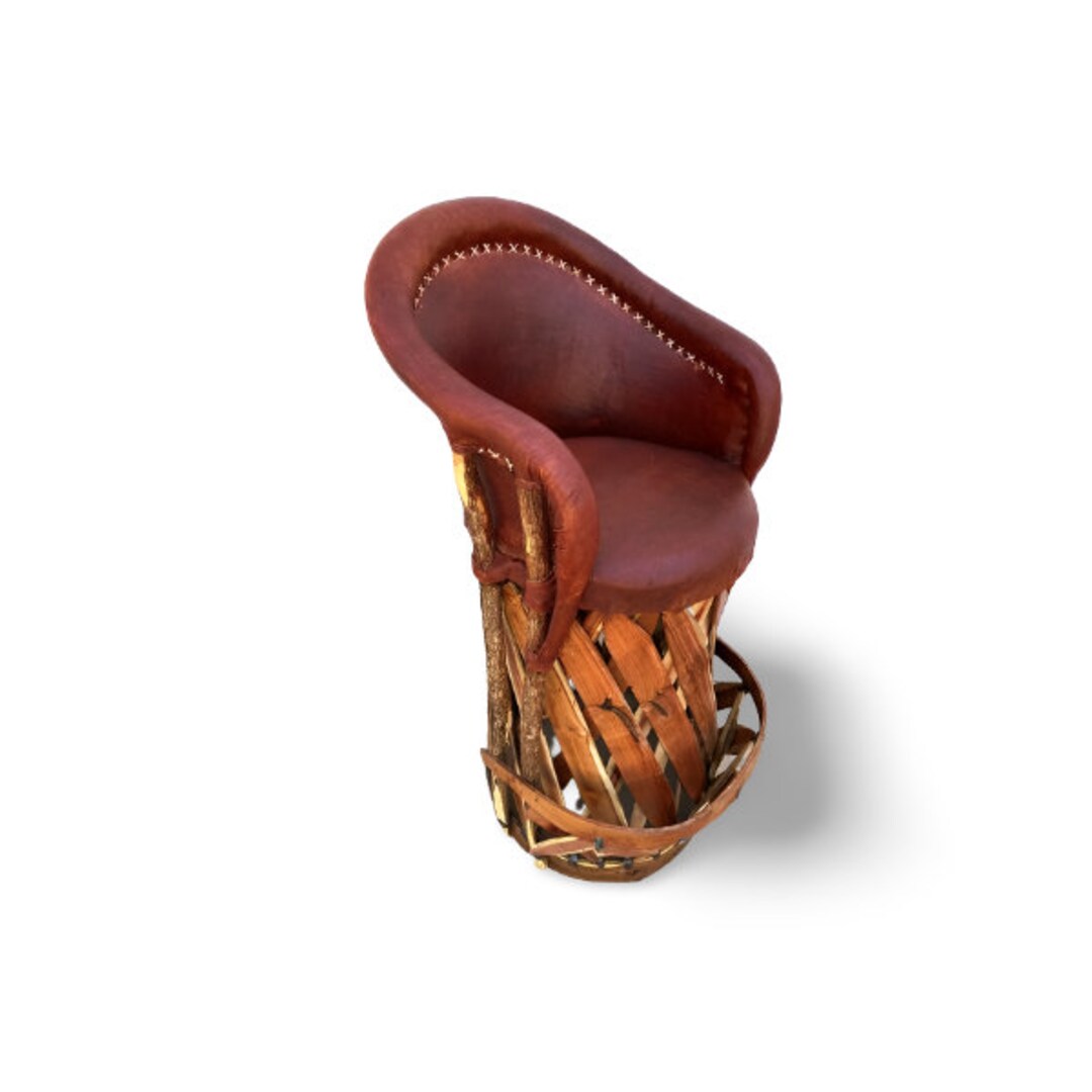 Equipale Leather Furniture Barstool Bar Stool Mexican Etsy
