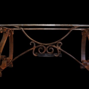 Forged Iron Table Bases,