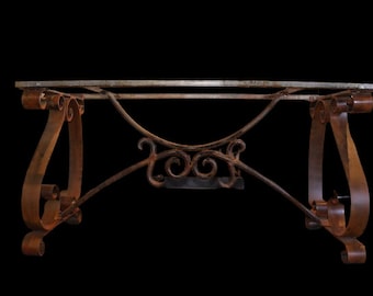 Bases de mesa de hierro forjado,