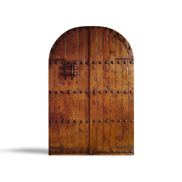 Custom Solid Wood Top Lite Arched Door, Handcrafted Antique Entrance Front Doors, Custom Size Double or Single Rustic Exterior Doors |