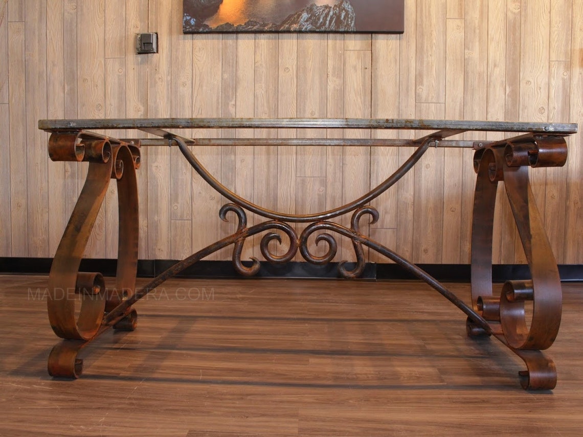 Wrought Iron Base Table Base Wrought Iron Table Bases Etsy