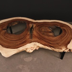 Live Edge Wood Slab, Custom Epoxy Resin Table, Wall Art image 7