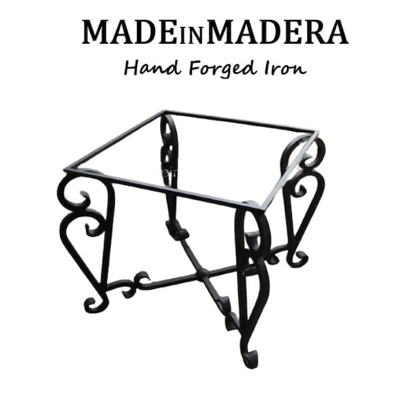 Custom Forged iron  Dining Table Bases, wrought iron  table base, Desk  table base, Entryway table, Coffee table, Dining table, with Finish