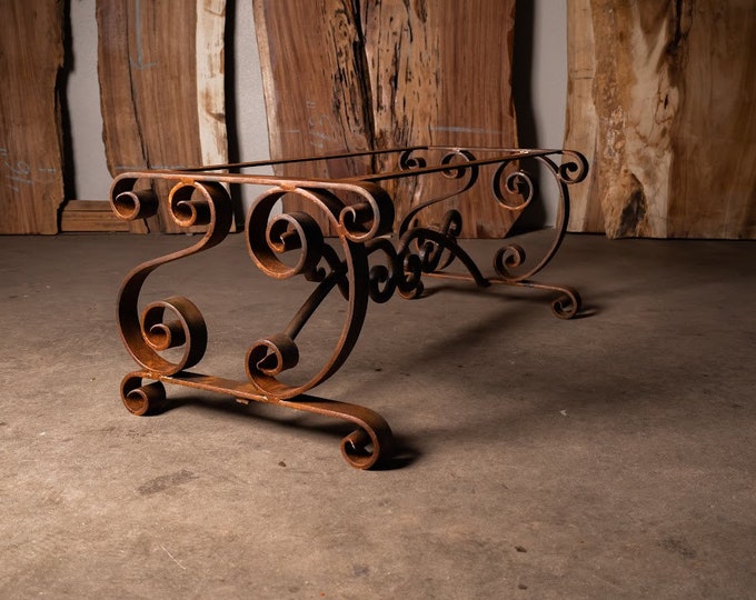 Hand Wrought Iron Base Table Legs Furniture Legs Metal Legs