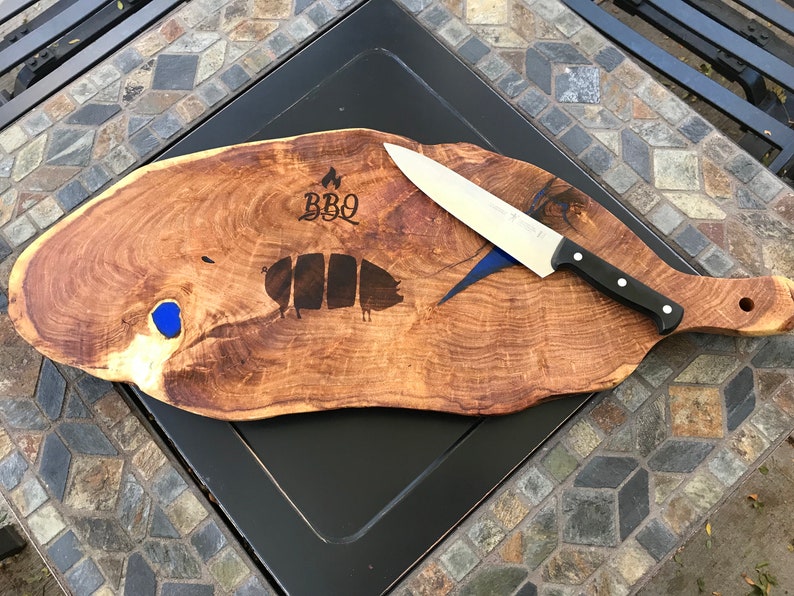 Mesquite Cutting Board Live edge custom board charcuterie Etsy