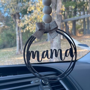 Personalized Rear View Mirror tag