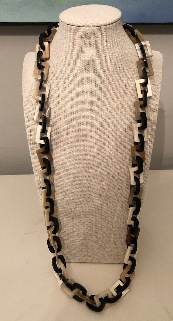 J crew lucite link necklace shop