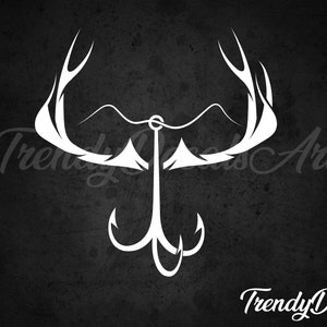 Sticker vissen, sticker vissen, sticker lokken, vinyl sticker vissen, sticker jagen, sticker gewei, sticker vishaak, sticker trendy boot