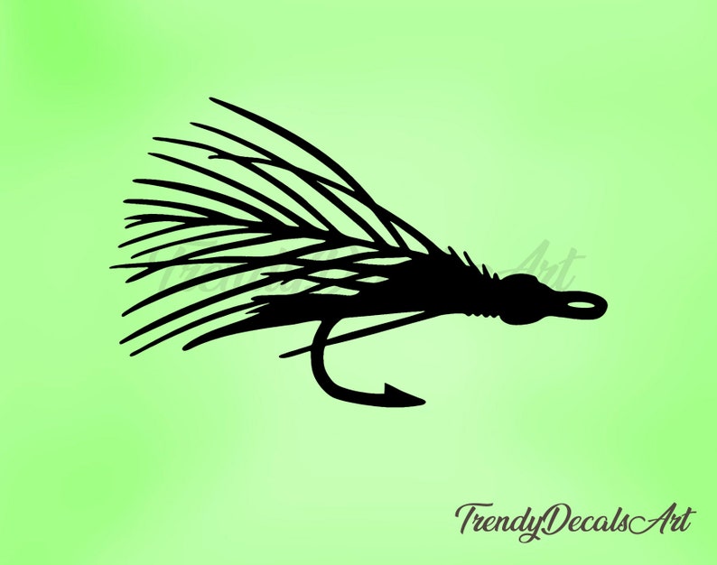 Fly Fishing Decal Fishing Decal Fishing Sticker Fishing Etsy New Zealand