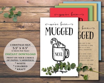 Du wurdest überfallen. Sofortiger Download zum Ausdrucken. Weihnachtsspiel. Wir sind überfallen worden. Nachbar oder Bürospiel. Ich habe Party überfallen.