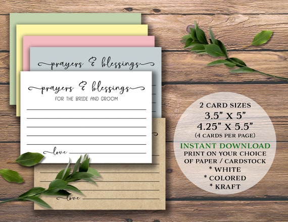 Prayers Blessings For Bride And Groom Wedding Reception Etsy