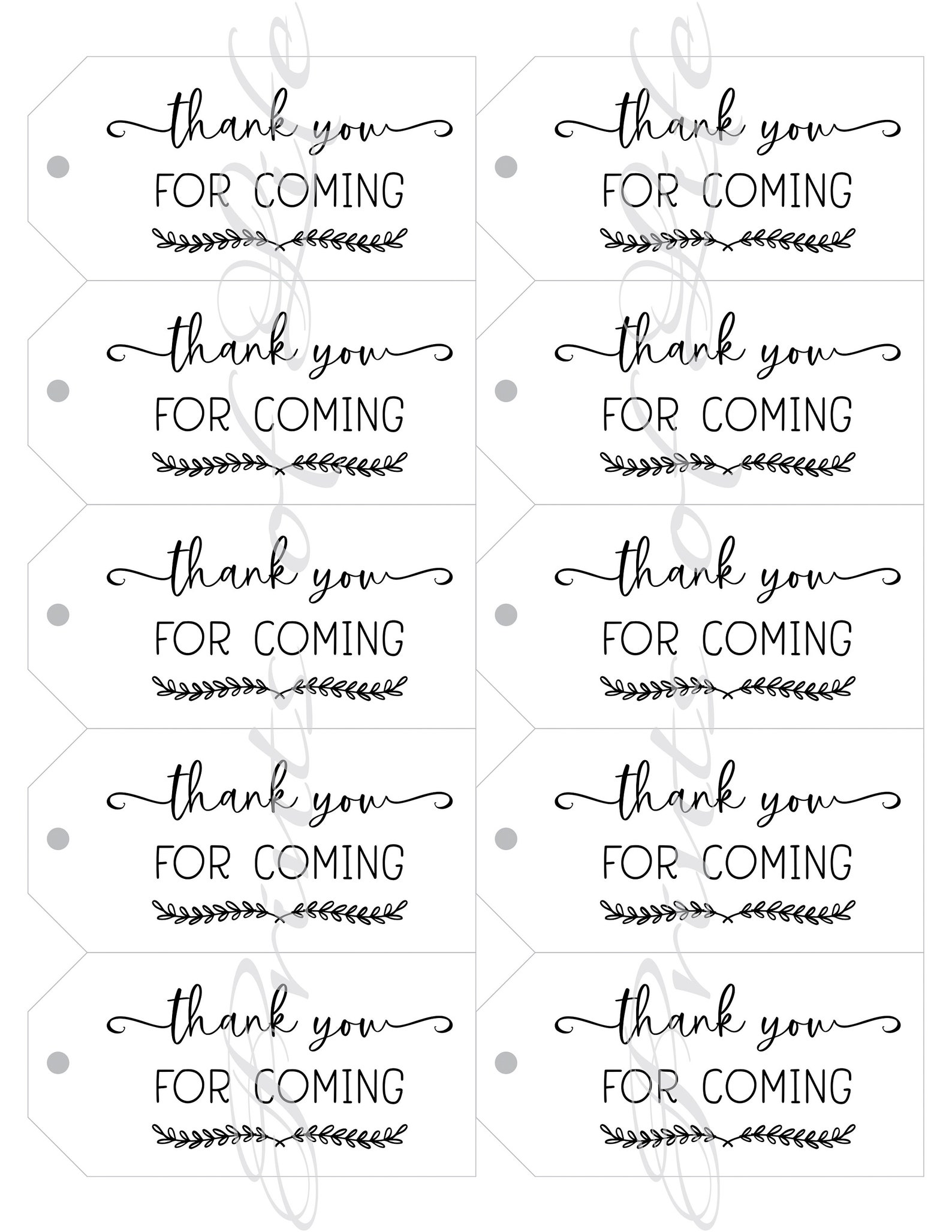 Baby Shower Gift Tags. Instant Download Printable. Rustic Etsy