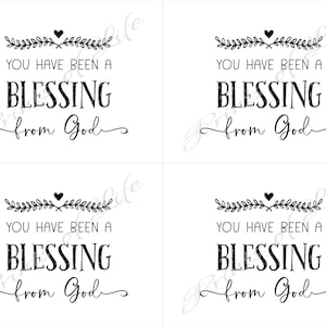 Thank You for Service cards. God Bless You. Instant download printable. Appreciation for serving. Pastor Church Military Essential Workers. image 6