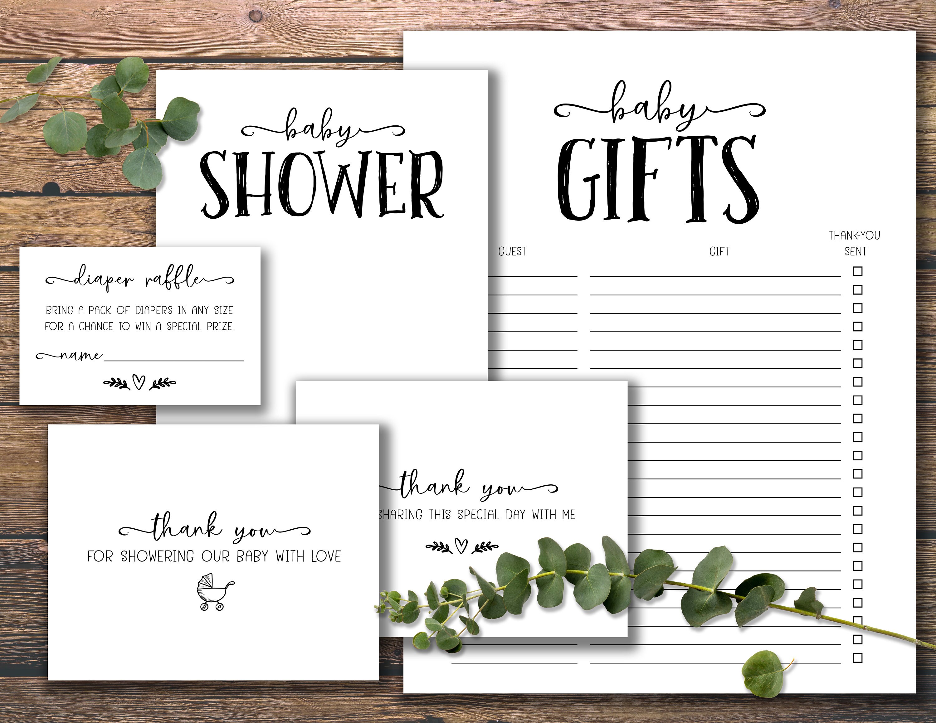 Baby Shower Game Bundle 2. Instant Download Printable. Baby Games Pack ...