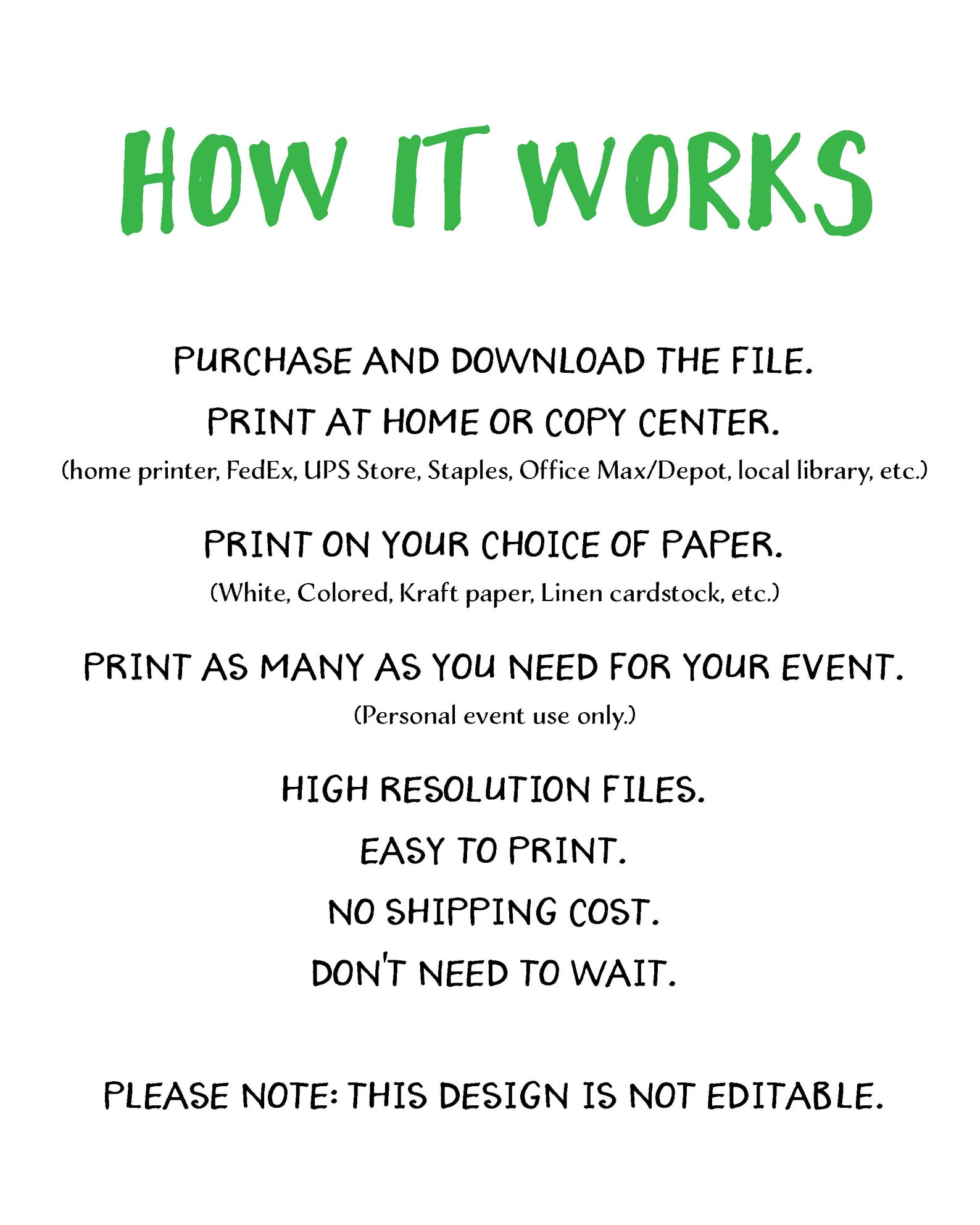 The Secret to a Happy Life Is. Instant Download Printable. - Etsy