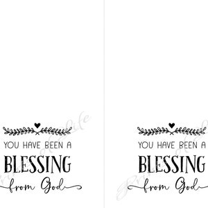 Thank You for Service cards. God Bless You. Instant download printable. Appreciation for serving. Pastor Church Military Essential Workers. image 4