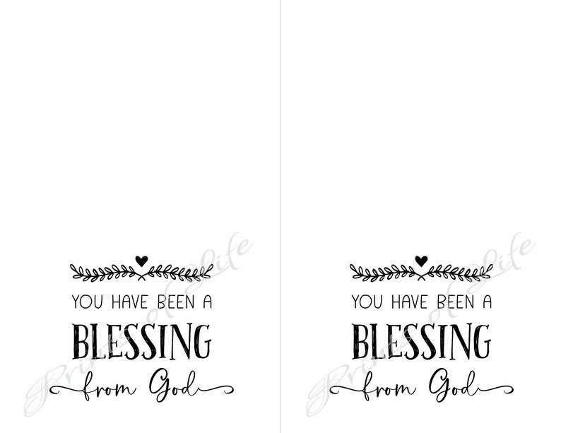 Thank You for Service cards. God Bless You. Instant download printable. Appreciation for serving. Pastor Church Military Essential Workers. image 4