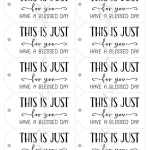 Acts of Kindness Gift Tags. Instant Download Printable. Rustic Labels ...