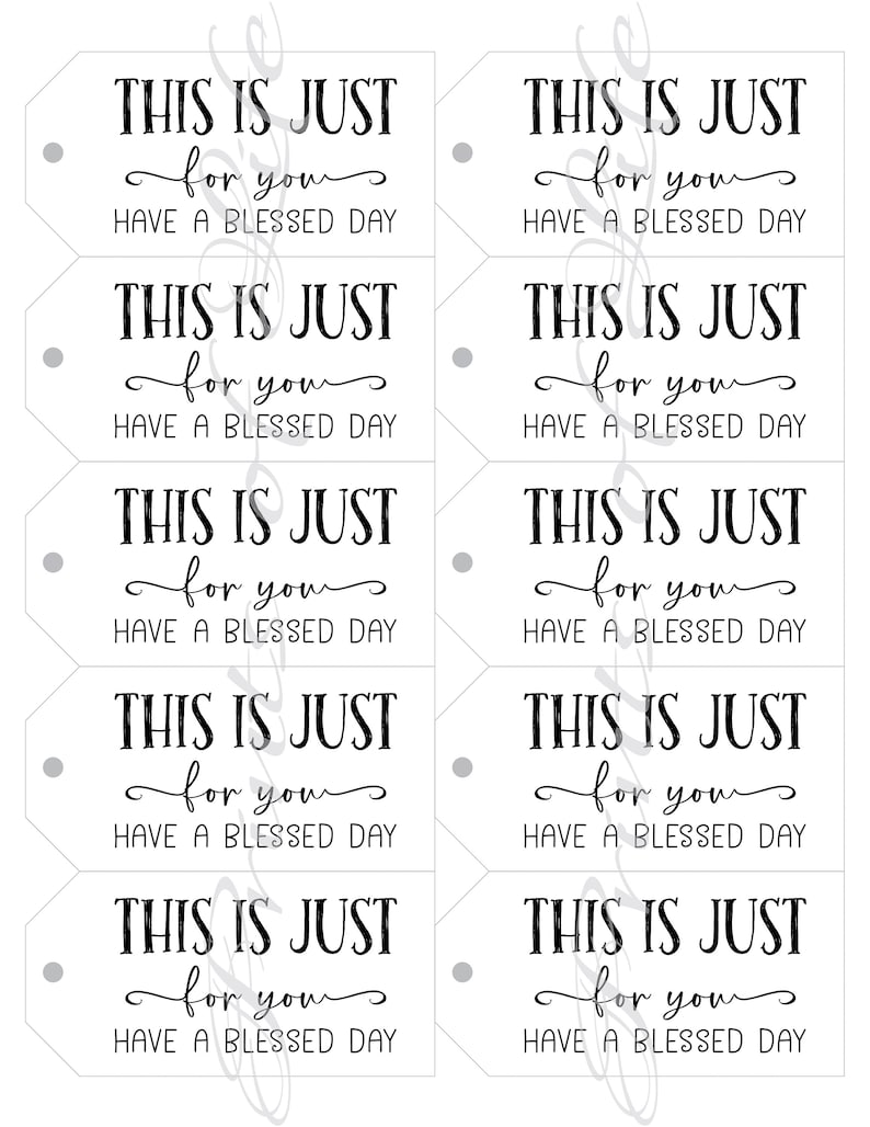 Acts of Kindness gift tags. Instant download printable. Rustic | Etsy