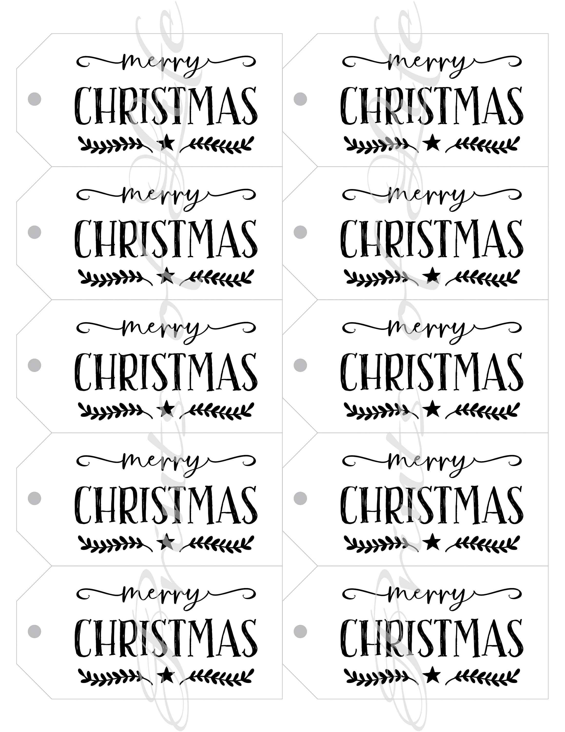 Christmas Gift Tags. Wine Tags. Instant Download Printable. - Etsy