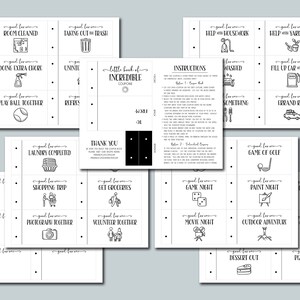 Coupons. Mom Dad coupon Book. Instant download DIY printable. | Etsy
