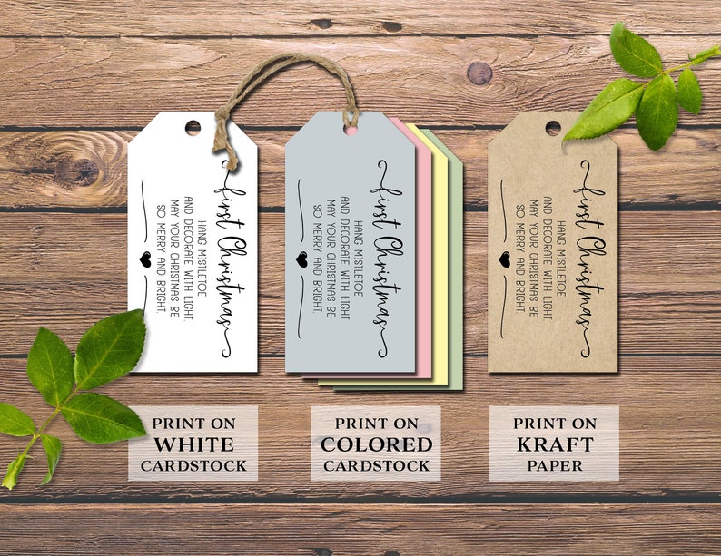 Marriage Milestone wine gift tags. Instant download printable. Rustic wedding firsts gift for bride groom. Bridal shower cards. Wine labels. image 3