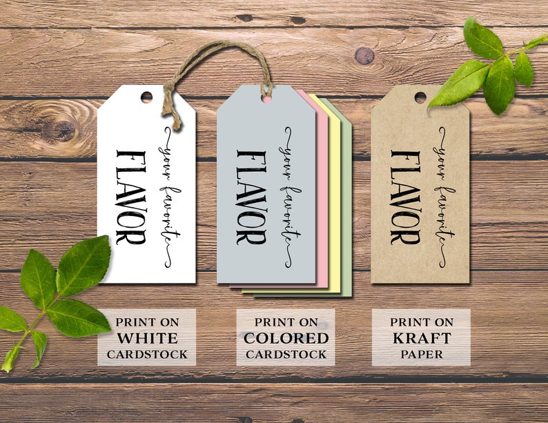 Your Favorite Things Gift Tags & Card. Instant Download Printable ...