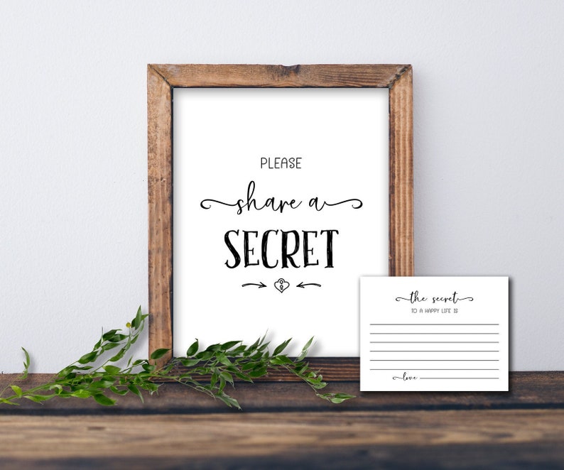 The Secret to a Happy Life Is. Instant Download Printable. - Etsy